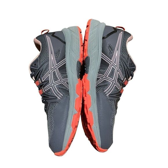 ASICS Women's 9.5 Wide Grey Gel-Venture 8 Running Shoes‎ 1012A706 Orange Pink - Picture 6 of 12